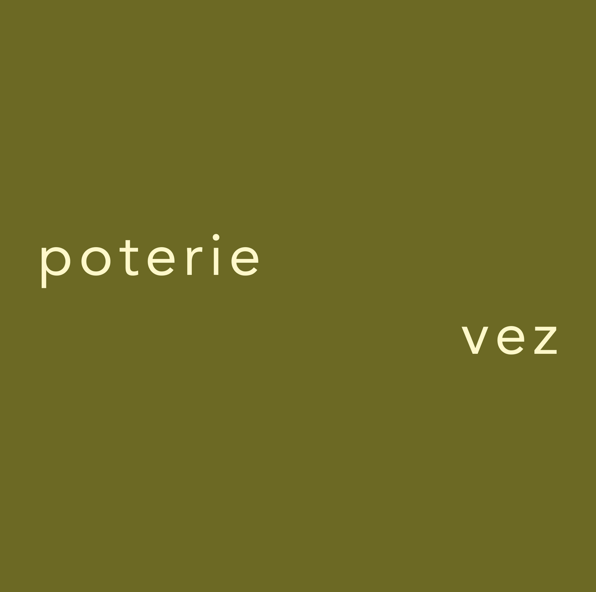 poterie vez