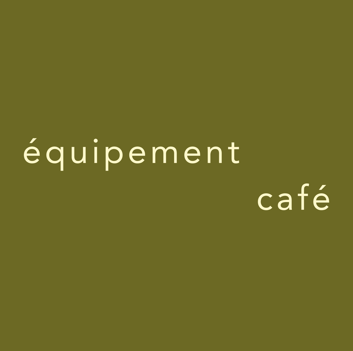 équipement café