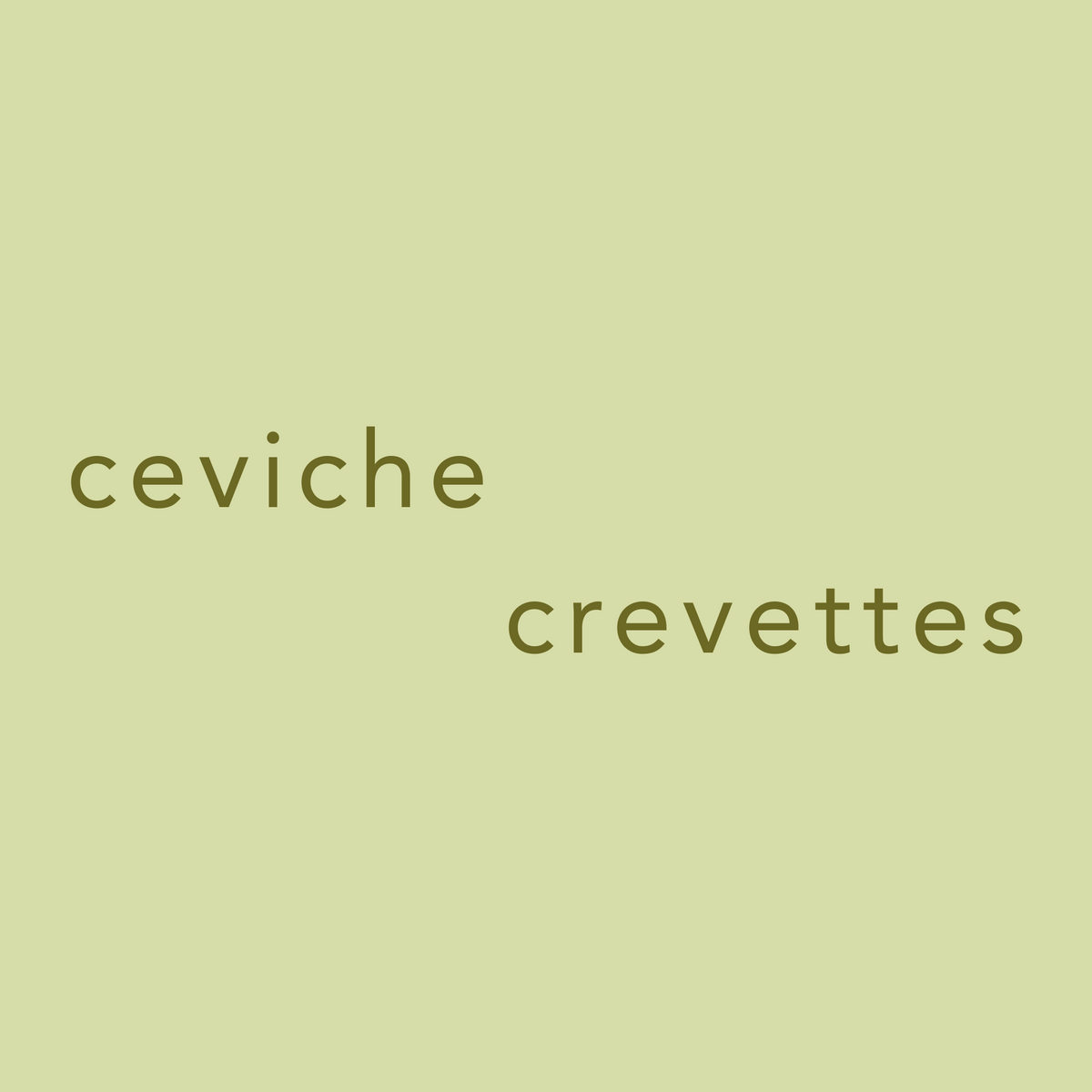 Ceviche de crevette