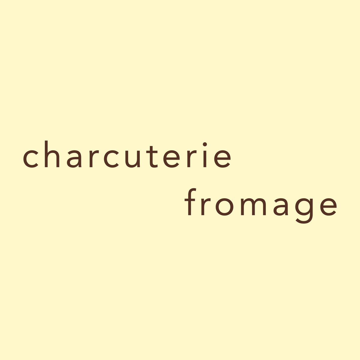 Charcuterie & Fromage