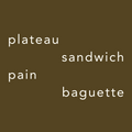 Plateau de sandwich pain baguette