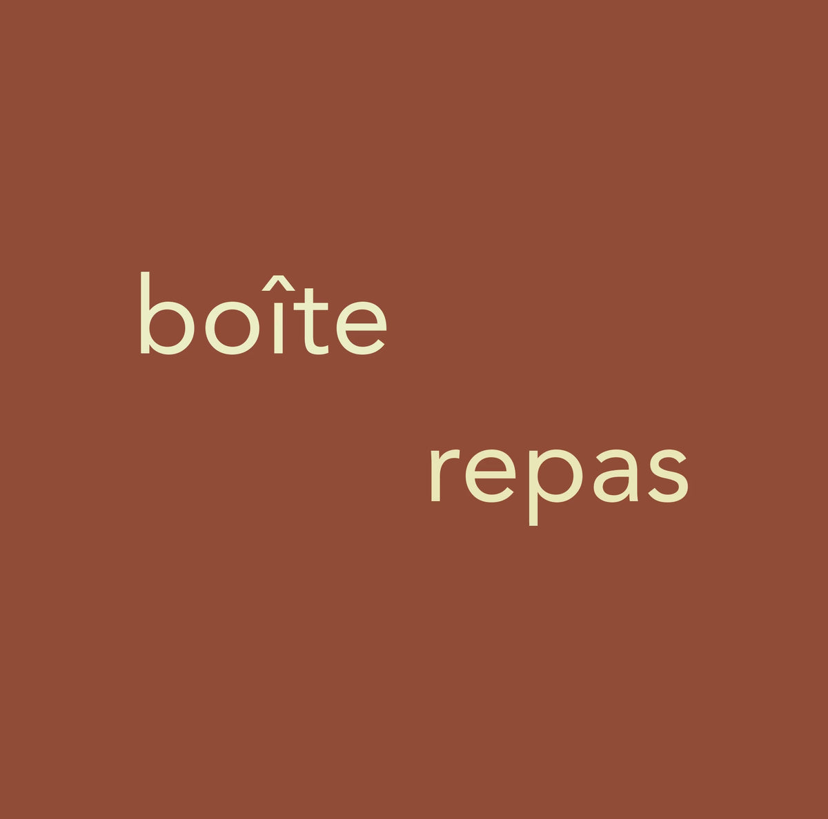Boite repas