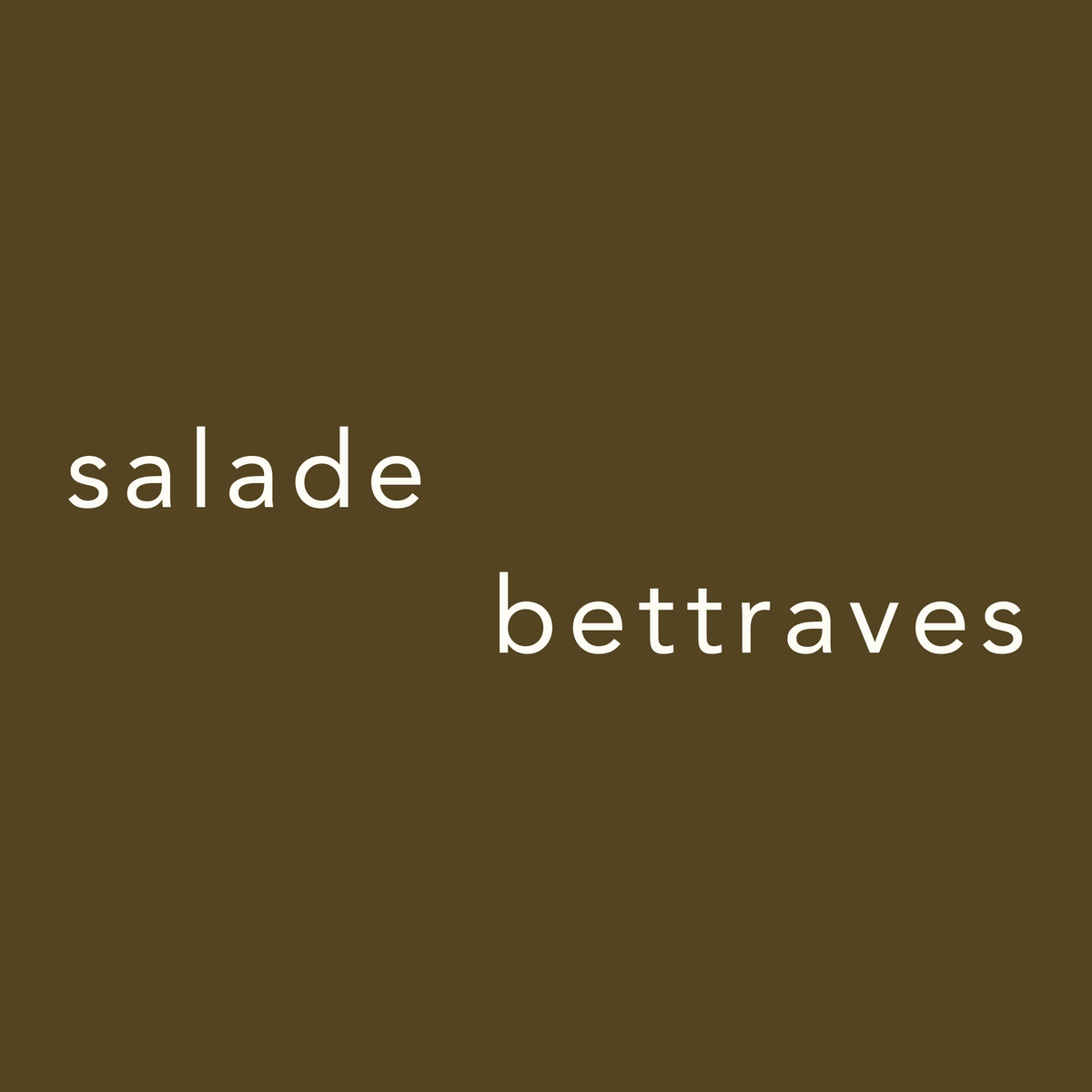 Salade de betterave