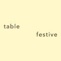 Table festive